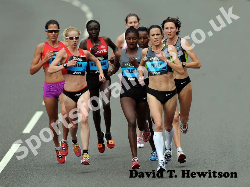Gemma Steel and Jo Pavey lead the 2012 BUPA GNR.